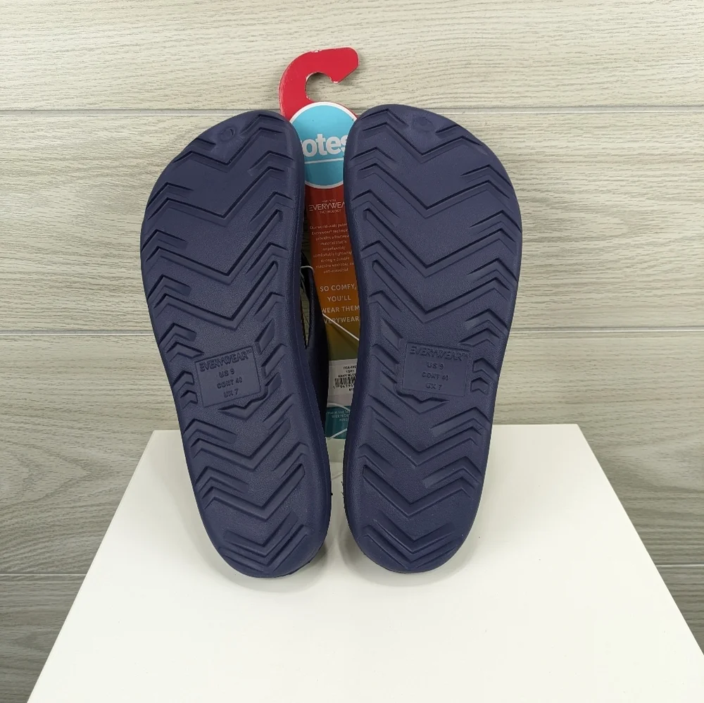 Totes Boost Your mood Flip Flop Sandals Mens Size 12 - Picture 3 of 3